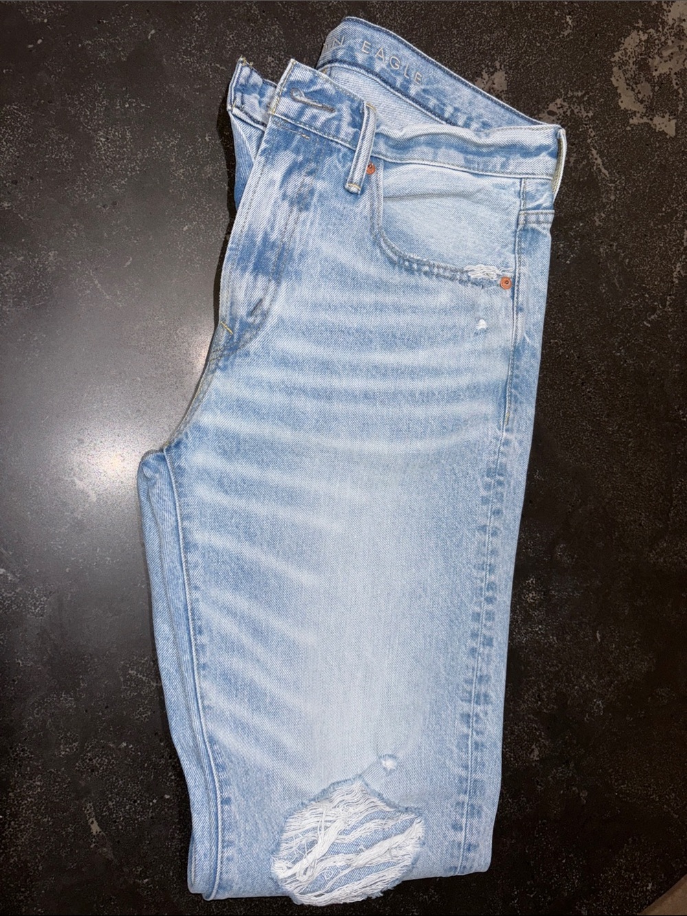 American Eagle Outfitters Light Blue Slim Straight Jeans